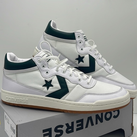 Converse Men’s Sneakers 166247C
FASTBREAK PRO MID WHITE/DEEP EMERALD/GUM - Picture 7 of 16